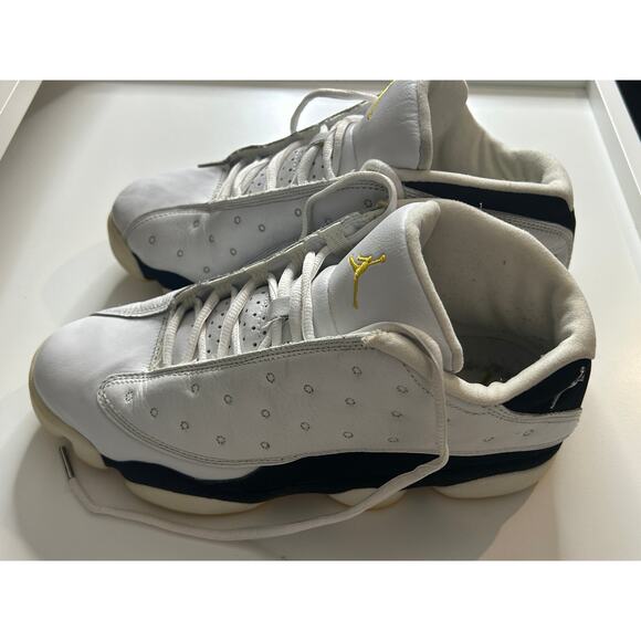 Air Jordan 13 Retro Low – White Varsity Maize Gold Black – Size 9 (2005) OG Pair - Picture 5 of 8